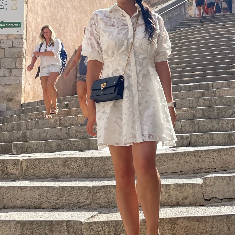 Almost new, Club Monaco white 2-piece dress-size 6